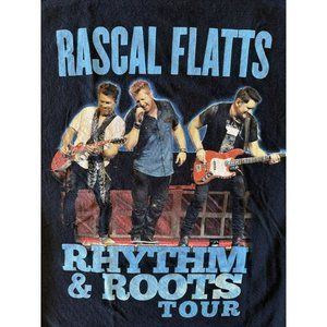 Rascal Flats Rhythm & Roots Tour Shirt Size S